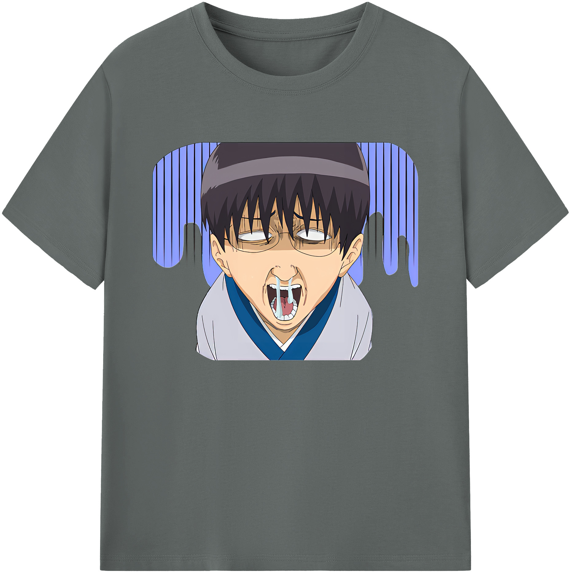 （画像用） ぎんたま 坂田銀時（さかたぎんとき） 神楽 志村新八（しむら しんぱち） GINTAMA Sakata Gintoki Kagura Shimura Shinpachi 綿100％ メンズ半袖Tシャツ｜肌触りやわらか＆通気性